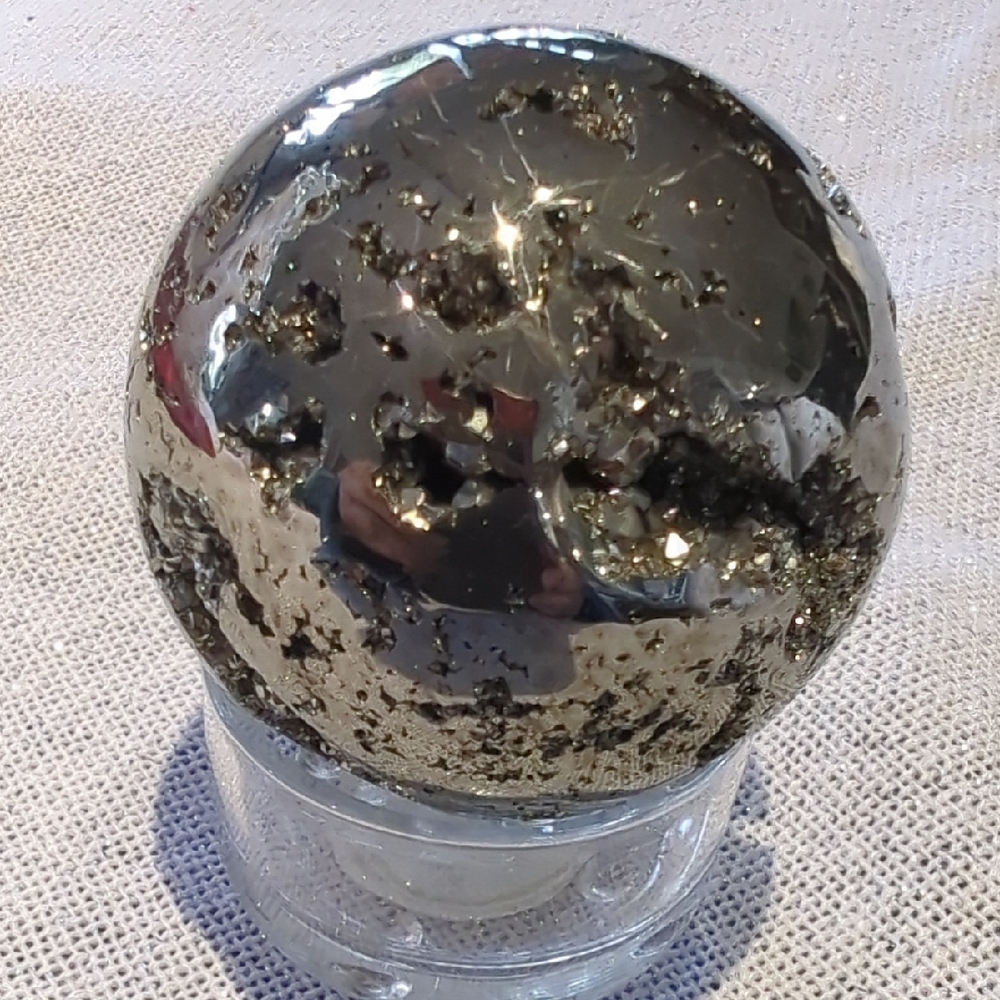 Pyrite Mineral Sphere